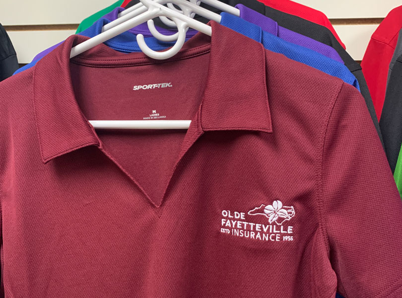 custom apparel service near Fayetteville NC