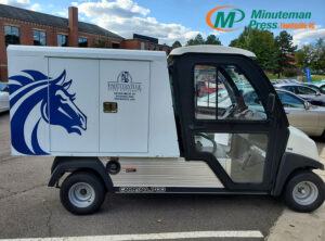 custom vehicle graphic for Fayetteville state university broncos