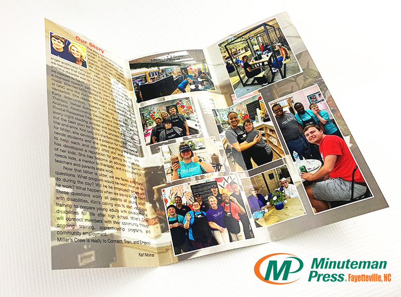 Minuteman Press of Fayetteville Trifold Printing Service