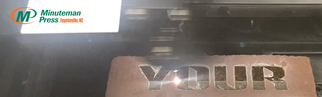 Minuteman Press of Fayetteville Custom Laser Engraving