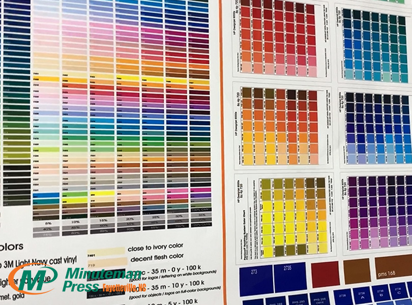 Minuteman Press of Fayetteville Color Matching