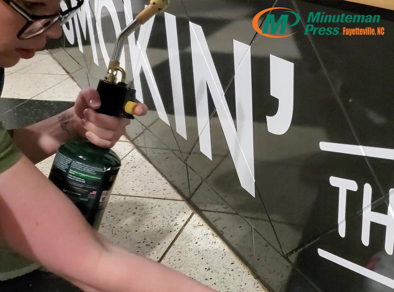 Expert Signage Installation by Minuteman Press of Fayetteville NC