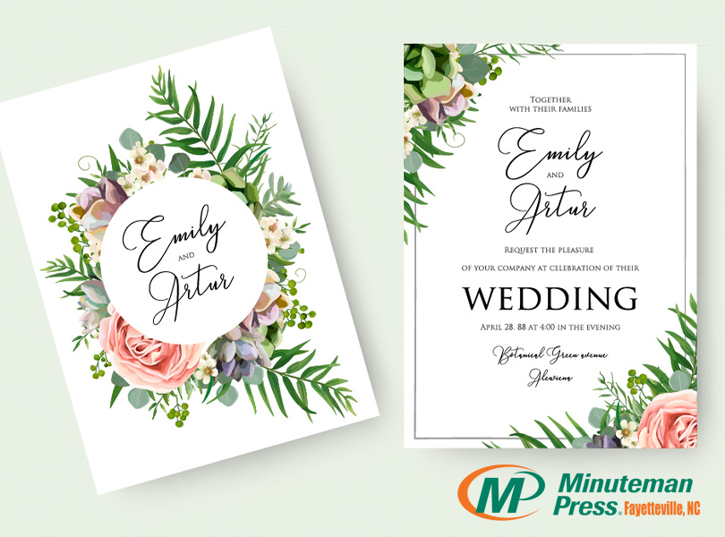 custom design wedding invitation