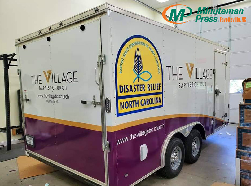 Custom Trailer Graphic Service near you