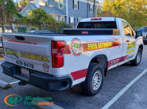 Carolina Custom Truck Graphic by Minuteman Press in Fayetteville, NC