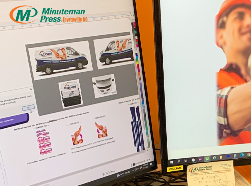 Minuteman Press Fleet Graphic Design Service
