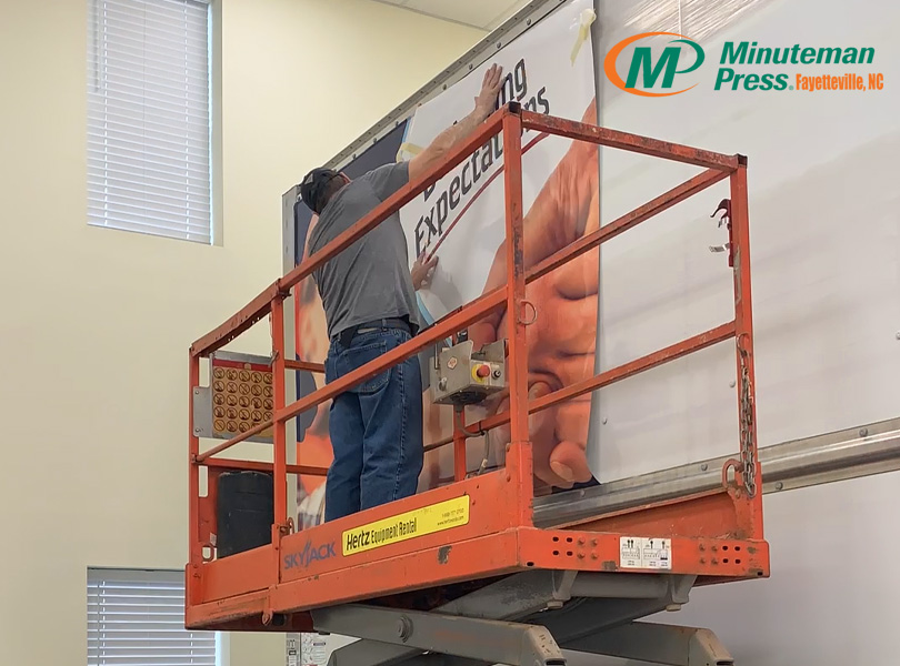 Minuteman Press Professional Fleet Graphic Installation