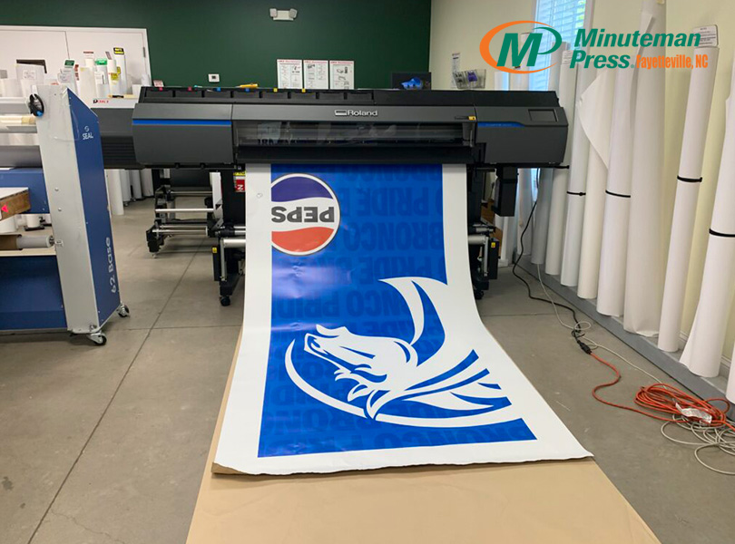 Minuteman Press Business Outdoor Sign printing service