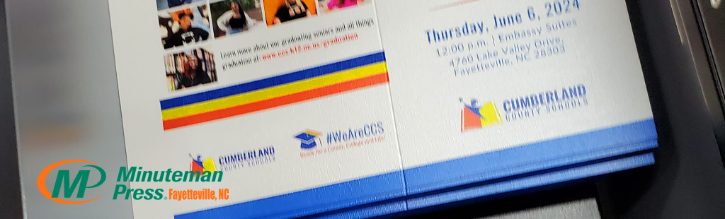 Minuteman Press Custom  printed Booklets for Cumberland County School District.